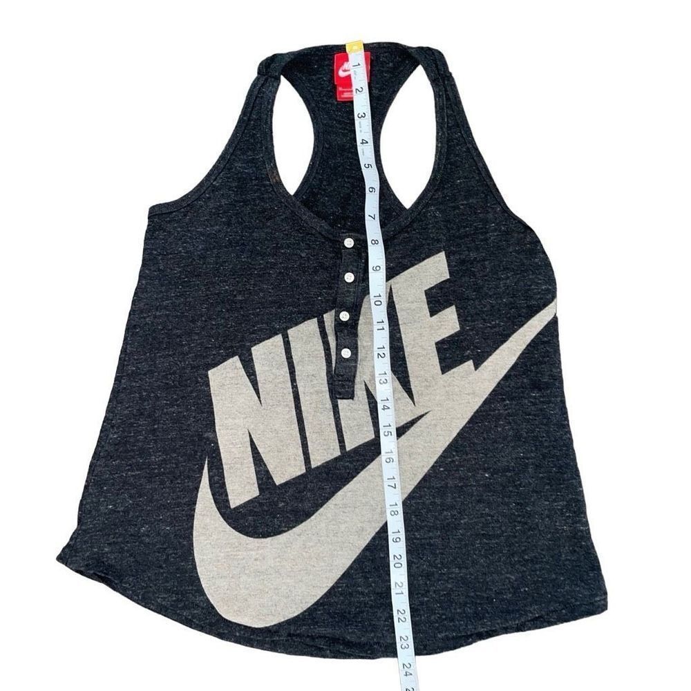 Nike Racerback Tank Top Button Medium - Picture 3 of 5